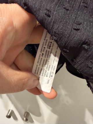 Vestido Zara bordado M