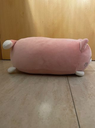 Peluche de gato rosa