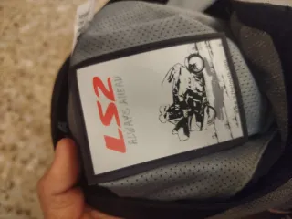 Chaqueta moto LS2 Malla Negra Roja