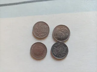 Lote de monedas antiguas españolas