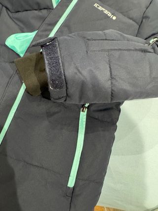 Chaqueta de esquí Icepeak azul turquesa