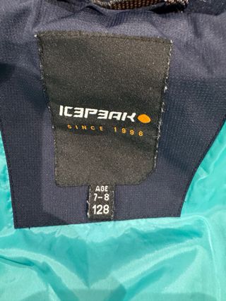 Chaqueta de esquí Icepeak azul turquesa