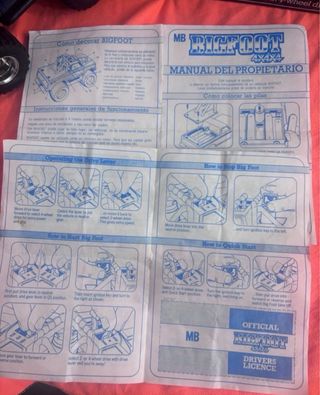 MB MONSTER TRUCK Bigfoot 1985 raro Coche a Pilas