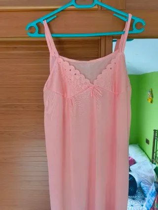 Conjunto bata y camisón HYR rosa