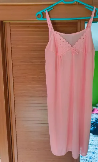 Conjunto bata y camisón HYR rosa