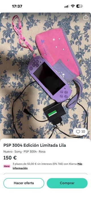 PSP 3004 Hannah Montana + estuche y Gen