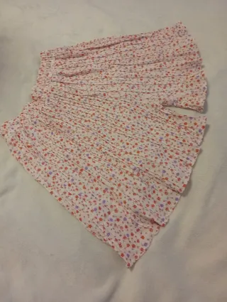 Falda short floral multicolor