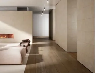 Porcelánico 25x150cm efecto madera nogal