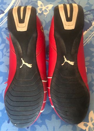 Zapatillas Puma Ferrari Rojas piel cuero