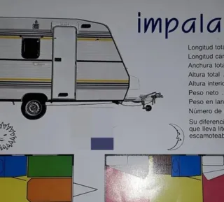 Caravana ergo impalas 750 kg