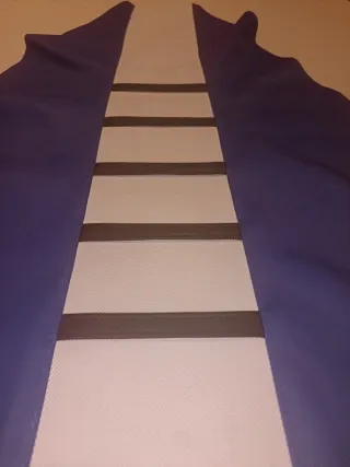 Funda de asiento NUEVA azul/blanca/negra