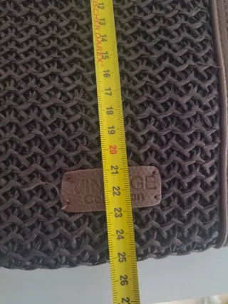 Bolso de rafia café