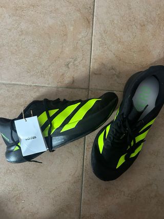 Adidas Zapatillas Running Negras y Verdes