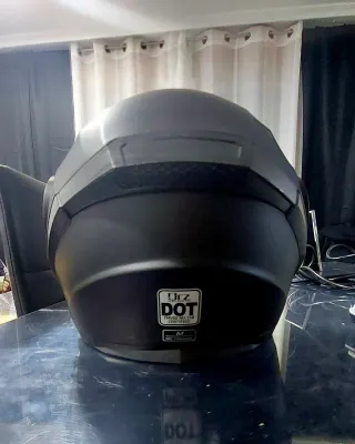 Casco de Moto Negro Talla M