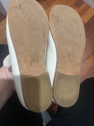 Zapatos comunión beis T/31