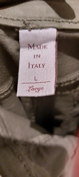 Gonna lunga verde militare tg. L