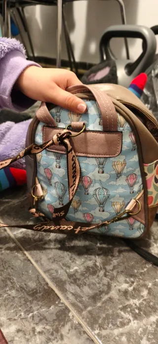 Mochila Sweet Candy Multicolor +bolso regalo