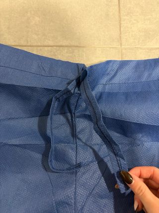 Disfraz Médico Hombre Talla Única Azul