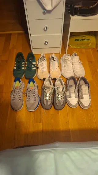 Lote 6 pares zapatillas deportivas Talla 42