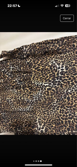 Vestido estampado animal print