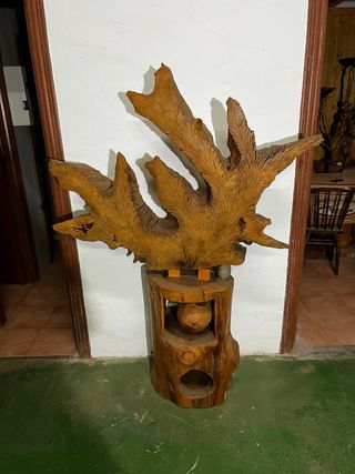 Escultura Madera Artesanal