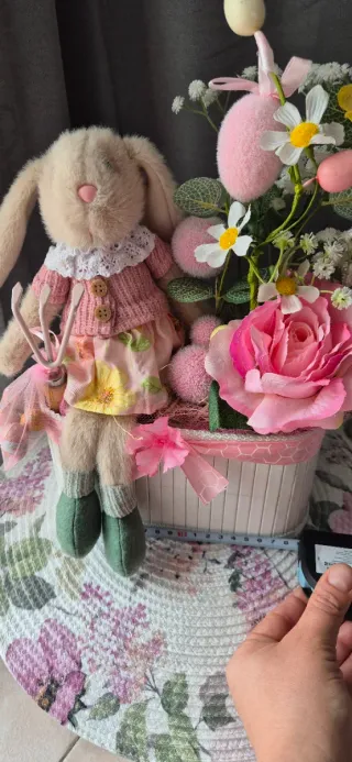 Composizione Pasquale con Coniglietto