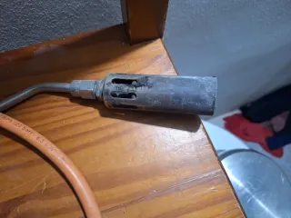 Soplete de gas de asfalto con manguera y regulador