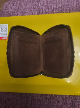 Cartera Tarjetero Billetera GRANDE Marrón