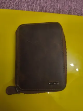 Cartera Tarjetero Billetera GRANDE Marrón