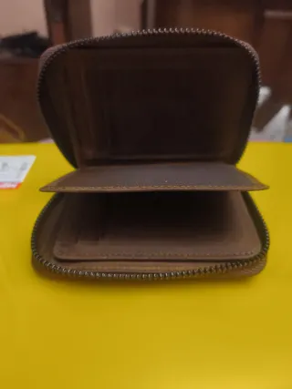 Cartera Tarjetero Billetera GRANDE Marrón