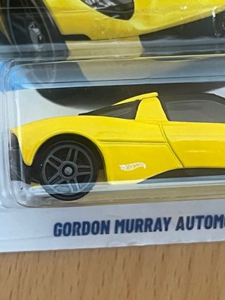 Hot Wheels Gordon Murray Automotive T.33 giallo