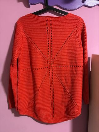 Jersey coral manga larga