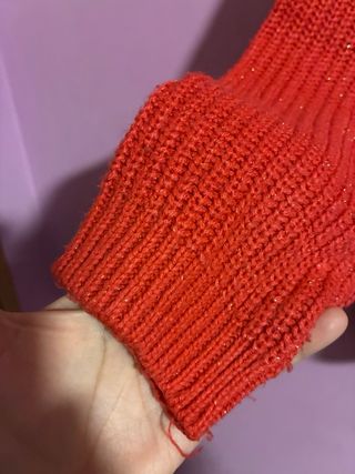 Jersey coral manga larga