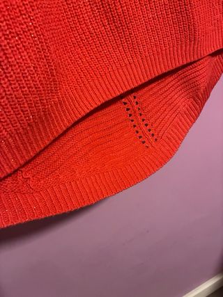 Jersey coral manga larga