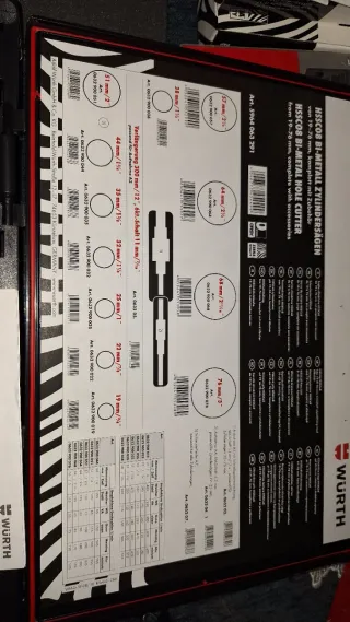 Wurth HSSCO8 Bi-Metal Sierra Cilindrica 16pzs