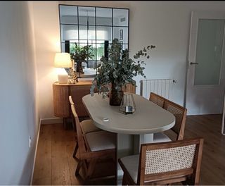 Aparador de Rattan y Madera