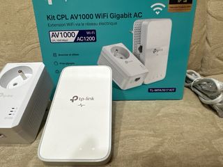 Kit PLC AV1000 WiFi Gigabit AC TP-Link TL-WPA7617
