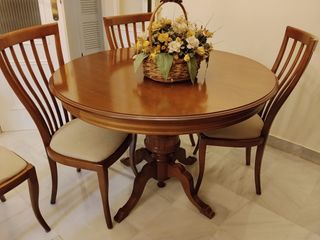 Conjunto Muebles de salón madera pino