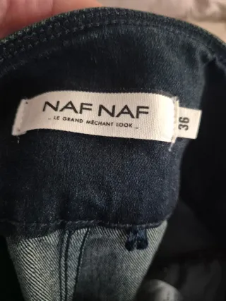 Pantalón vaquero Naf Naf mujer azul