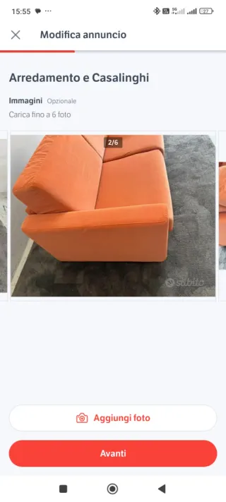 Divano letto usato  Consegna gratuita