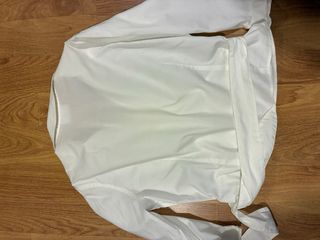 Camisa cruzada Liz Claiborne blanca