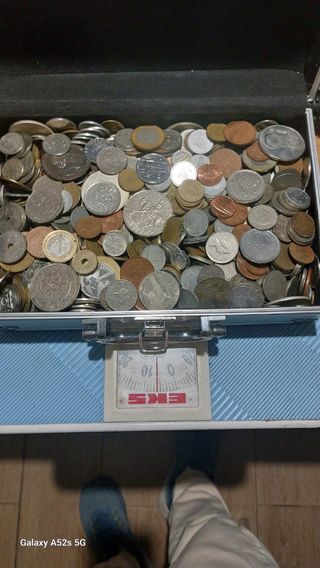 Monedas Antiguas 6kg con maletin