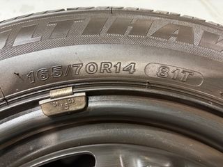 4 LLANTAS ACERO14”+NEUMATICOS