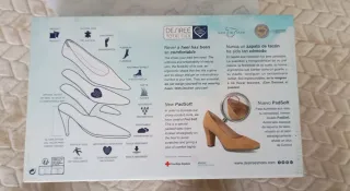 Zapatos negro de tacón Desirée Total Flex, en piel