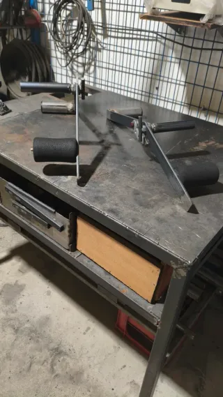 Dumbell curl lever, palanca curl bíceps, brazos