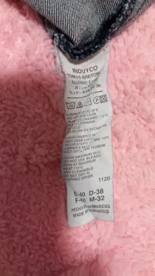 Pantalón vaquero pirata Tintoretto Talla 40