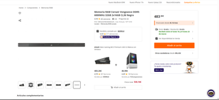 Corsair Vengeance DDR5 32GB 6000MHz CL36 Negra