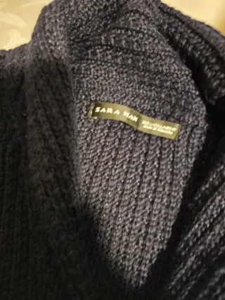 Jersey de lana Zara azul
