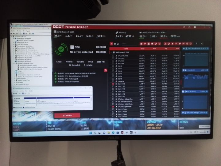 PC Gaming COOLPC Gamer Ryzen 5 5500 4060 8GB 1 tb afbeelding 4