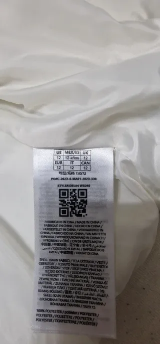 Giubbotto Guess Bianco con Logo